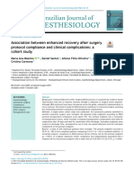 Association Between Enhanced Recovery After Surgery Protocol Compliance and Clinical Complications