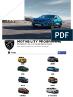 Motability Price Spec Guide