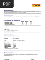 Penguard HB: Technical Data