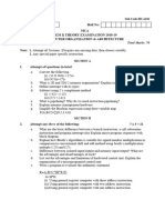 Mca 1 Sem Computer Organization and Architecture Rca104 2019