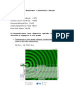 Experimento 3 - Interferência e Difração