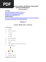 Solution Manual For Chemistry 4th Edition by Burdge ISBN 0078021529 9780078021527