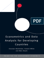 Chandan Mukherjee, Howard White, Marc Wuyts - (1998) Econometrics and Data Analysis For Developing Countries-Routledge