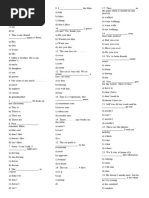 Soal Umum Bahasa Inggris