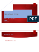 Processo Civil. Noção e Caraterísticas