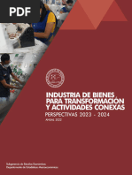 Industria de Bienes para Transformación y Actividades Conexas 2022