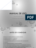 Manual de Usocatalogo de Cuentas