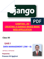 Chapter 15 Creating A DJANGO Based Basic Web Application