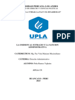 La Omisión Al Sufragio y La Sanción Administrativa