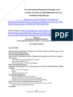 International Management Managing Across Borders Cultures Text and Cases 8th Edition HelenDeresky 0133062120 Solution Manual