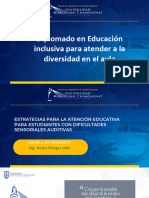 Unidad 1 - Marco Teórico de La Dificultad Sensorial Auditiva o Discapacidad Auditiva