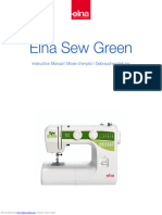 Elna Sew Green Sewing Machine