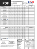 School Form 2 (SF2) Daily Attendance Report of Learners