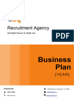 Recruitment Agency Business Plan Example