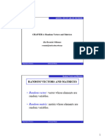 Chapter4 (Random Vectors and Matrices)