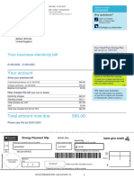 British Gas Bill 31-08-2023