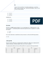 Boolean Algebra