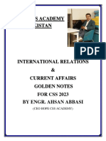 Current Affairs by Sir Ahsan Abbasi