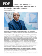 Viceministro Jaime Luyo Kuong - La Generación Con Renovables Beneficia Tanto A Los Grandes Como A Los Pequeños Consumidores