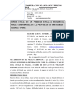 Apersonamiento y Otros de Richard Zapana