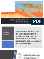 Volcanoes, Earthquakes, and Mountain Ranges