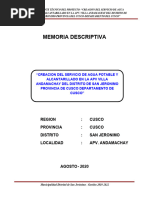 Memoria Descriptiva