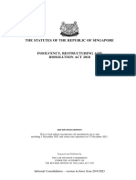 Insolvency, Restructuring and Dissolution Act 2018