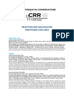 Partitions Voix 2023