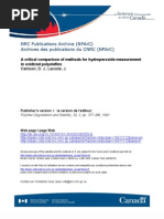 NRC Publications Archive (Nparc) Archives Des Publications Du CNRC (Nparc)