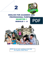 SLM Q1 English For Academic and Professional Purpose Complete