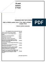 John Deere 7610, 7710, 7810 Tractor Operation & Test Manual - TM2030