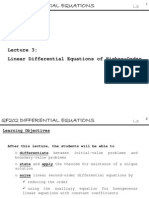 Linear Differential Equations of Higher-Order