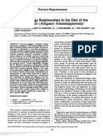 Protein and Energy Relationships in The Diet of The American Alligator (Alligator Mississippiensis)