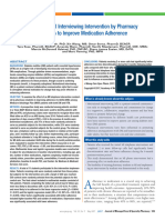 Abughosh Et Al 2017 A Motivational Interviewing Intervention by Pharmacy Students To Improve Medication Adherence