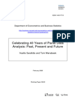 Celebrating40YearsofPanelDataAnalysis PastPresentandFuture MU