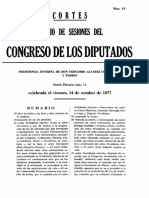 Diario de Sesiones 14 de Octubre de 1977