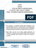 Estabelecimento Empresarial