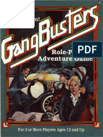 GangBusters TSR 1920's Role Playing Adventure Game 3rd Edition TSR7009