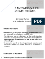 Research Methodology & IPR Notes