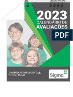 Calendario de Avaliacoes EF Anos Finais 2023 1