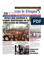 Periódico Noticias de Chiapas, Edición Virtual Jueves 26 de Octubre de 2023