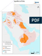 Transboundary Aquifers Middle-East Map 2022