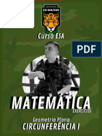 ESA+MATEMÁTICA+ +ex.+ +Geometria+Plana+ +Circunferência+I