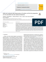 Solid Acid Catalyzed Aldol Dimerization of Levulinic Acid For The Preparation of C10 Renewable Fuel and Chemical Feedstocks