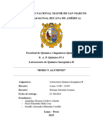 Informe 9 - BORO Y ALUMINIO