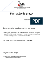 Formação de Preço