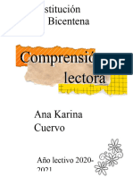 Comprensión Lectora