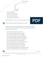 Conditional Linking Verbs