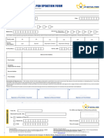 Updation of PAN EMAIL and Contact Details Form