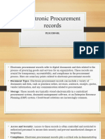 Electronic Procurement Management